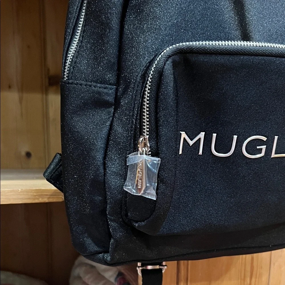 Mugler Classic Mini Black Backpack